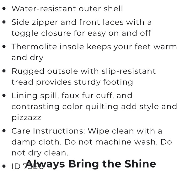 NWT🔥🔥 Totes winter boots - Picture 5 of 5